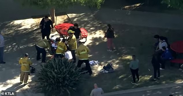 At least two students have been stabbed at Van Nuys High School in Los Angeles