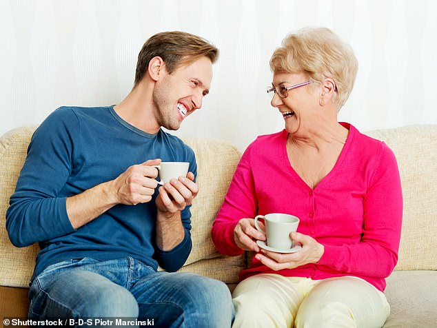 A woman has accused her mother-in-law of committing 'emotional incest' with her husband - revealing she caught her 'rubbing' and 'squeezing' his thigh and slapping his bum (stock image)