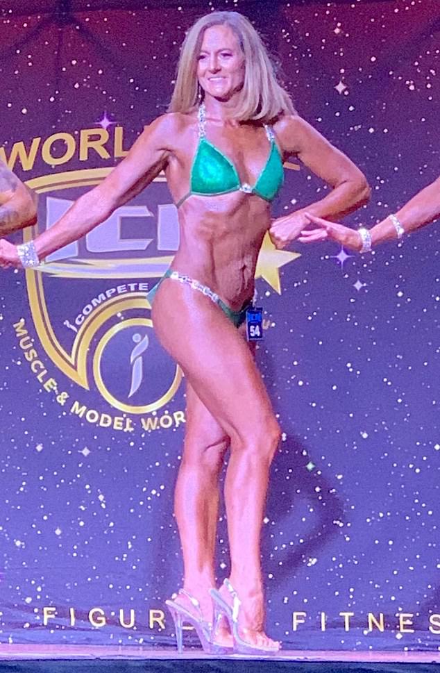 Ms Abberfield took up bodybuilding after her shock split with Barnaby Joyce in 2018