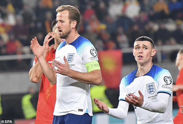 England failed to end their qualifying campaign on a high as they drew against North Macedonia