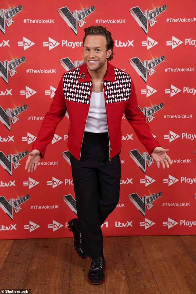 Axed: Olly's involvement in the show comes after he admitted he's 'sad' to be leaving The Voice next season after an incredible six years on the show