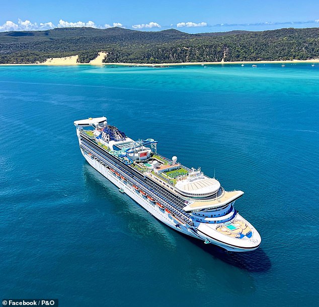 The Pacific Adventure left Sydney on Monday for a 13-day Kiwi Adventure voyage, but the itinerary for the trip has now been changed to a tour of Tasmania after border control in New Zealand prevented the ship from entering its waters