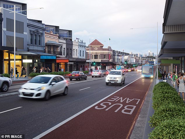 A radical plan has been proposed to redevelop Parramatta Road (pictured), Victoria Road and the Great Western Highway, which could see thousands of medium-density homes built along Sydney's busiest arteries.