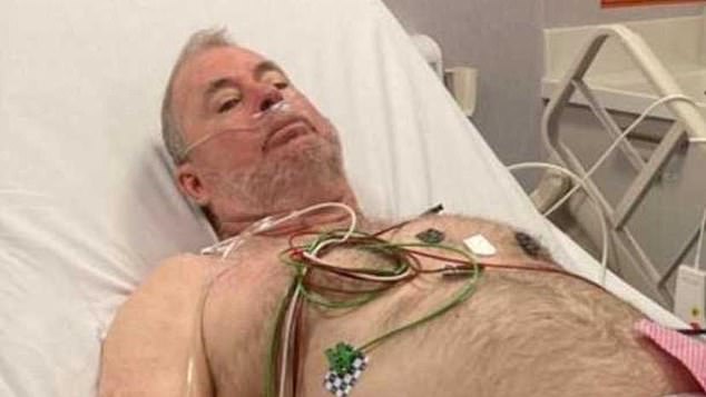 Perth retiree Dave Crocos (above) battles to survive a mystery illness in American Samoa as he awaits a medical flight to Australia