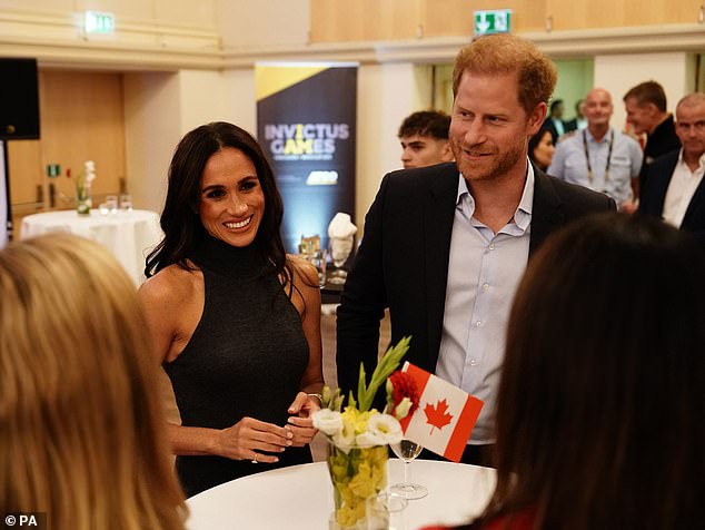 In September in Dusseldorf, Meghan Markle turned on the charm as she joined Prince Harry at a reception hosted by the Canadian delegation to promote the 2025 Invictus Games, which will feature winter sports for the first time.