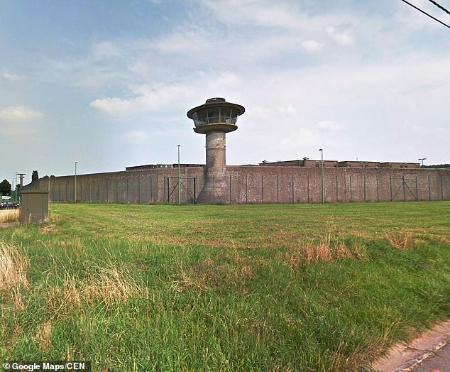 Belgium's largest prison has been rocked by an orgy scandal with staff organizing X-rated jacuzzi sessions and swapping colored bracelets to decide who to have sex with (file image from Lantin Prison)