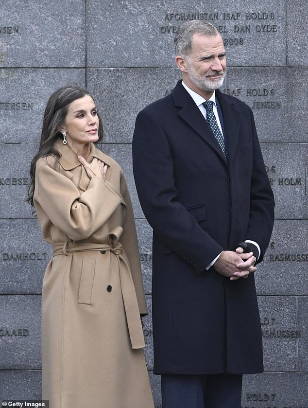 Queen Letizia of Spain and King Felipe made a strong appearance today during day two of their official state visit to Denmark