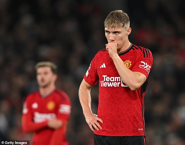 Rasmus Hojlunds younger brother Emil scores against Manchester United for