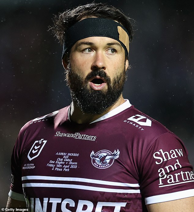 Sea Eagles sponsor Aaron Woods promises to be one of the NRL's ambassadors ahead of the Code's historic double header in Las Vegas in March