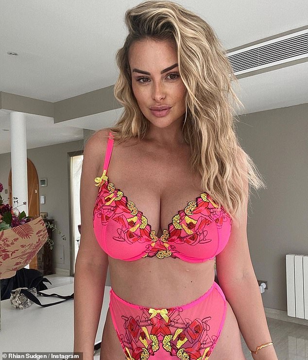 Hot: The glamor model, 37, regularly posts raunchy lingerie snaps on her Instagram page