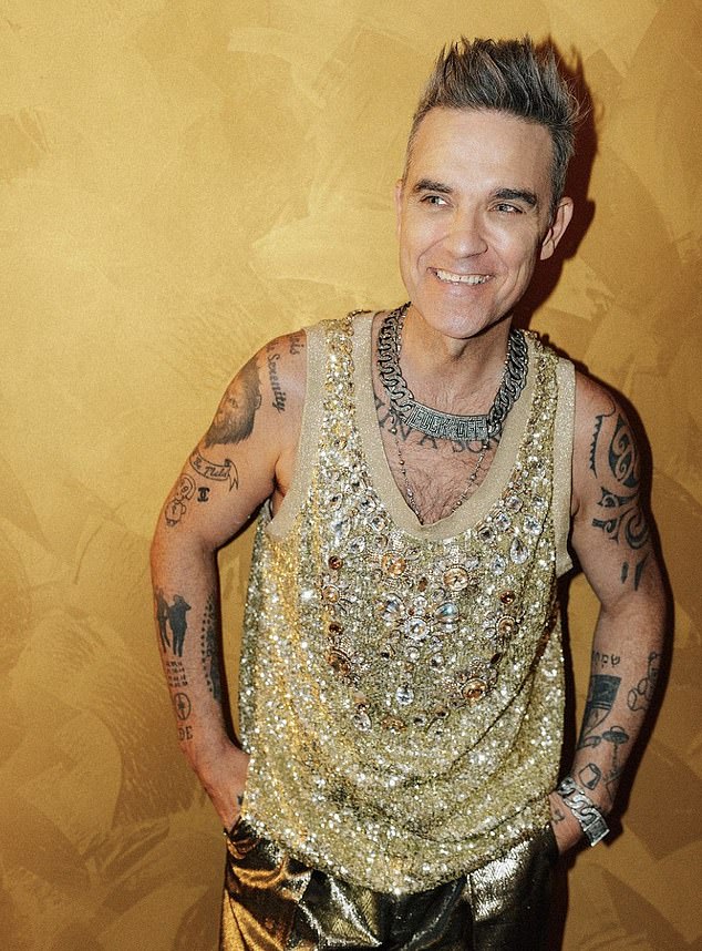 Opening: Robbie Williams claimed he's going through 'manopause' as he candidly discussed his health problems