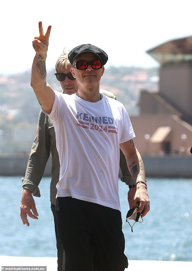 Robbie Williams (photo) is in Australia to start his XXV Tour Down Under