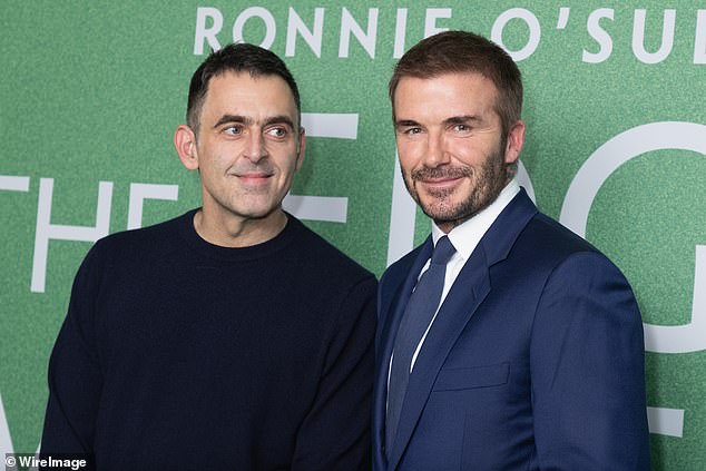 Ronnie O'Sullivan has revealed he went on a night out with former football star David Beckham