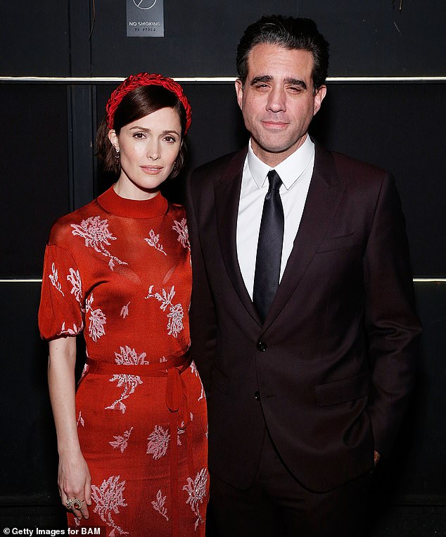 Rose first moved to New York in 1999, when she was only 20, to pursue her career on the big screen.  She lives in Brooklyn with partner Bobby Cannavale (right) and their two sons