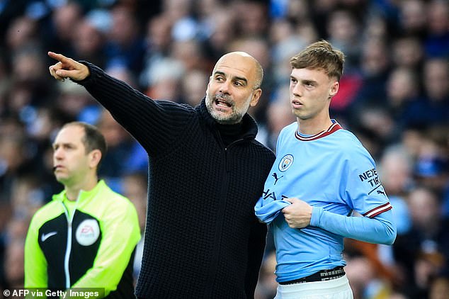 The match will see former City man Cole Palmer (right) take on his former side for the first time