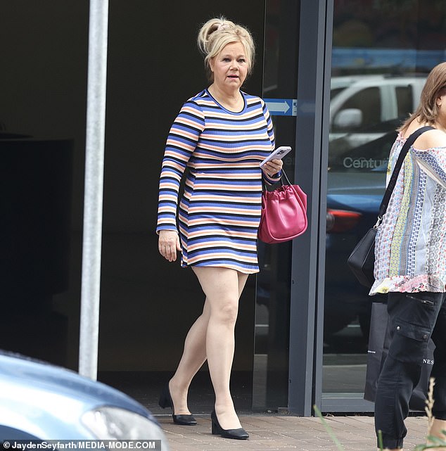 Caroline Rhea (pictured) looked youthful and fabulous as she stepped out in Sydney on Monday