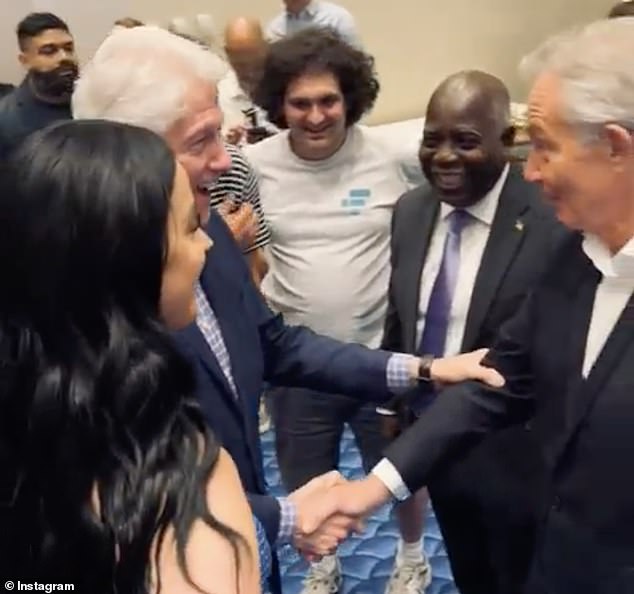 FTX founder Sam Bankman-Fried meets Katy Perry, Bill Clinton, Tony Blair and Bahamas Prime Minister Philip Davis at the Crypto Bahamas event hosted by FTX