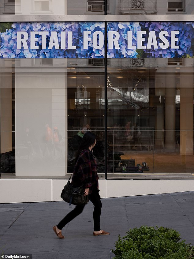 In San Francisco's crime-ridden downtown, many shops and restaurants have closed since the dramatic demise