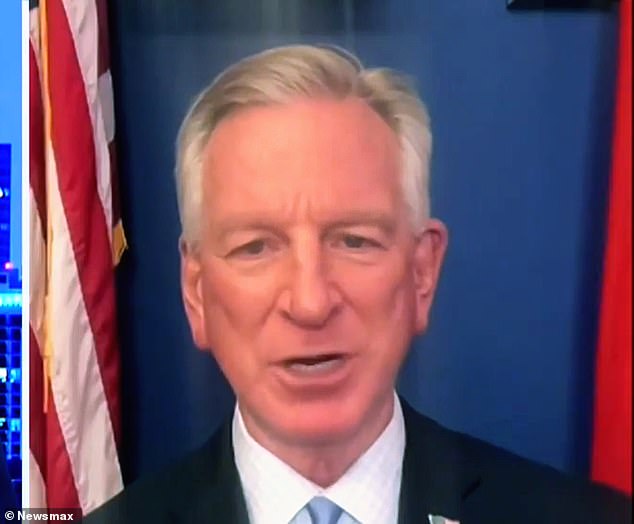 Senator Tommy Tuberville of Alabama had harsh words for President Joe Biden's policies at the border, saying the equivalent of the September 11 attacks could happen 