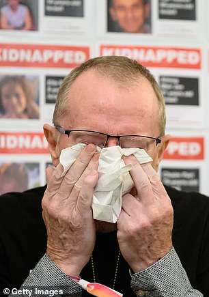 Thomas Hand today at a press conference in London