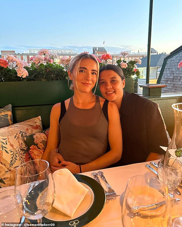 Matildas star Sam Kerr is engaged to her long-term girlfriend, Kristie Mewis.  Mewis, 30, confirmed the news to People magazine on Friday, calling Kerr her 