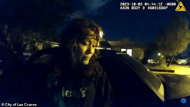 Bodycam video shows the officer using profanities and threats, suggesting she may have entered the residential complex in the hours before dawn on October 3.