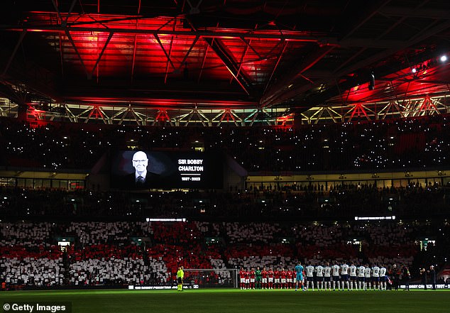 Sir Bobby Charlton is honoured ahead of Englands game with