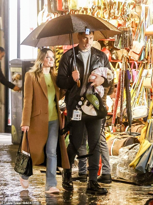 Romantic Stroll: Joe Manganiello and his new girlfriend Caitlin O'Connor were spotted taking a stroll through Florence, Italy this week