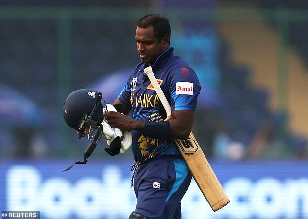 Angelo Mathews on Monday became the first ever international cricketer to be given a timeout