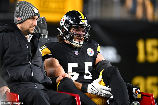 Holcomb was injured while chasing Tennessee's DeAndre Hopkins for a 29-yard gain