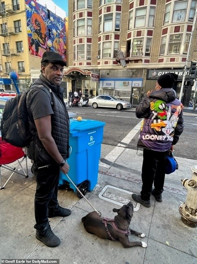 “Get those homeless people off the streets,” says Harold Thorton, who is from Washington, D.C. and receives housing assistance in San Francisco