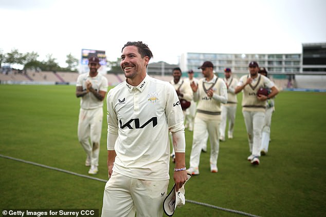 County Championship champions Surrey begin their title defense in Lancashire in April