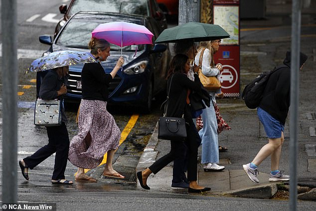 Sydney, Canberra, Melbourne and Brisbane are all set for possible thunderstorms on Wednesday