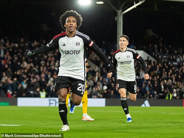 Fulham striker Willian has now scored all seven penalties in the Premier League