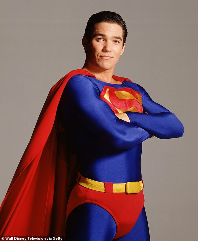 Dean Cain as Superman in the hit 1990s television series Lois & Clark: The New Adventures of Superman