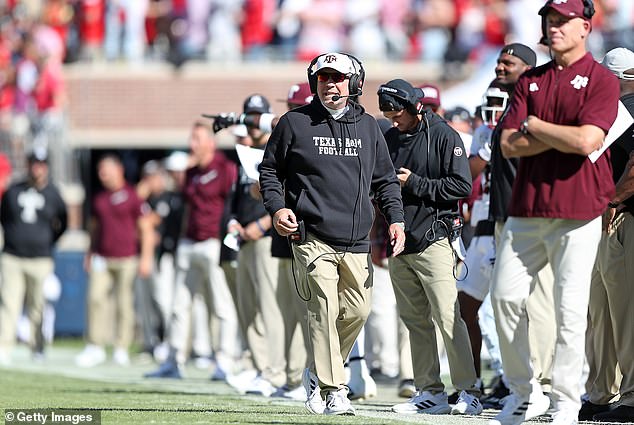 Aggies were 26-10 during Fisher's first three seasons, including a No. 4 ranking in 2020