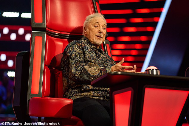 Advice: The Voice's Sir Tom Jones, 83, gave marriage tips to newlywed Olly Murs on The Voice on Saturday night, with viewers calling it 'the best advice ever'