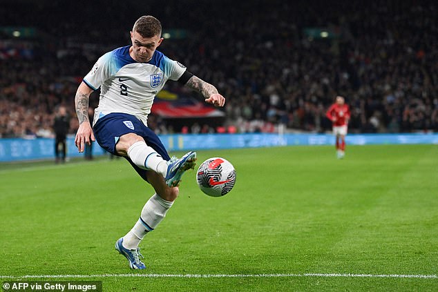 Trippier played at left back for England in their 2–0 win over Malta in a Euro 2024 qualifying match