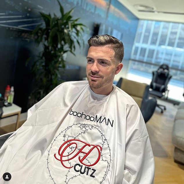 Jack Grealish was spotted with a new short haircut ahead of England's Euro 2024 qualifiers