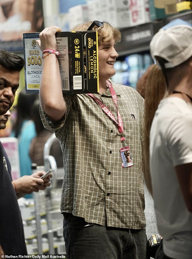 Employees at the bottle shop said they were struggling to meet the demand for Hard Solo