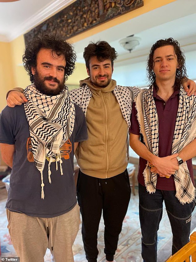 Hisham Awartani, Kinnan Abdel Hamid and Tahseen Ahmed were wearing keffiyeh scarves and speaking Arabic when they were shot on Saturday evening