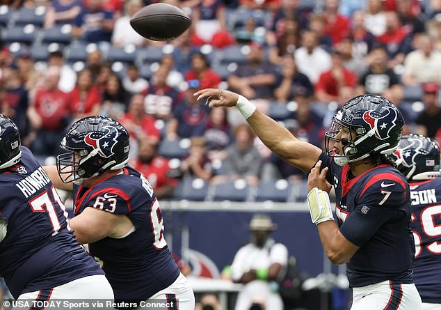 Stroud passed for a rookie-record 470 yards and five touchdowns in the win at home