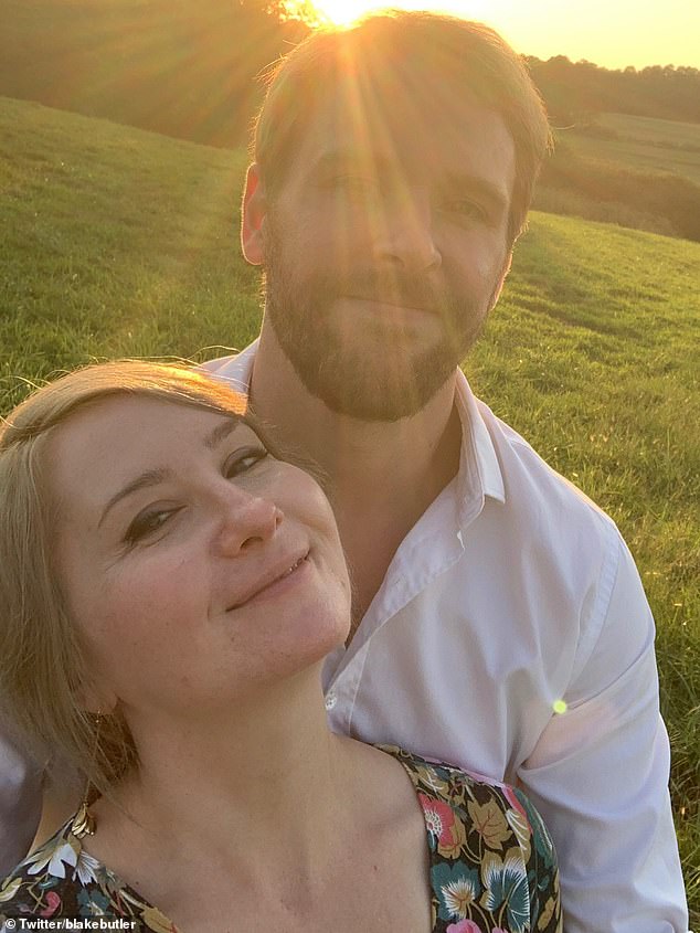 Poet Molly Brodak, 39, tragically took her own life in March 2020 after being diagnosed with a brain tumor, leaving behind devastated husband Blake Butler.  The couple is pictured together
