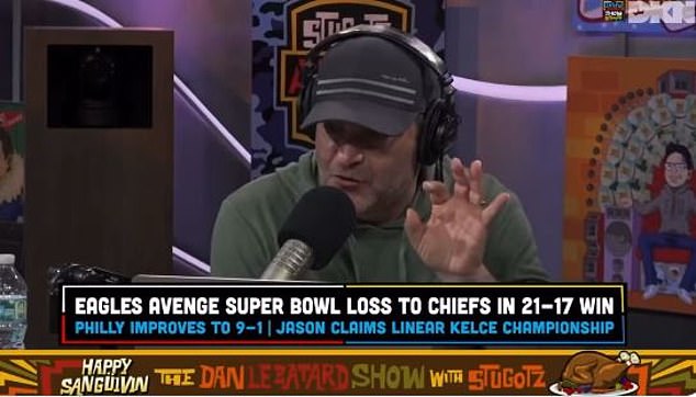 Jon “Stugotz” Weiner has been slamming Travis Kelce in recent weeks for his off-the-field performance