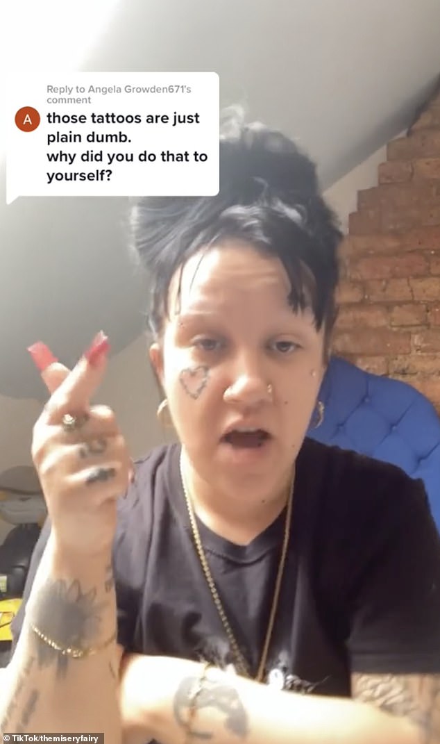 Genesis, who lives in Kent and goes by the name @themiseryfairy on TikTok, has more than 125,000 followers and often makes videos about her journey to sobriety