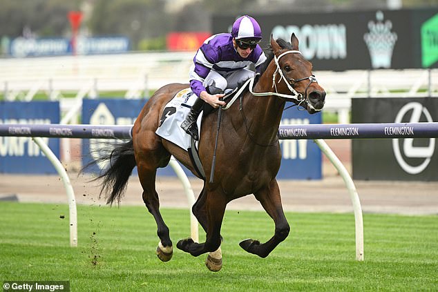 Champion jockey James McDonald rode Riff Rocket in the Victoria Derby - turning heads in the betting ring before winning in a photo finish