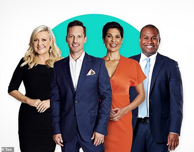 Network Ten's morning show Studio 10 (pictured) was officially axed on Tuesday