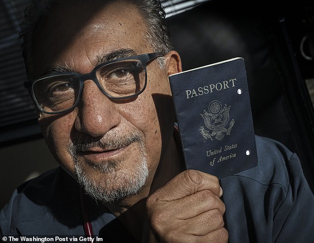 Siavash Sobhani (pictured), 61, was left stateless when he tried to renew his passport in June this year – with officials telling him he should never have been granted US citizenship, according to the Washington Post