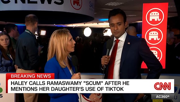 In the aftermath of the Republican debate, Vivek Ramaswamy said in an interview with Dana Bash that his comment about Nikki Haley's daughter was a slight against the former governor's parenting.