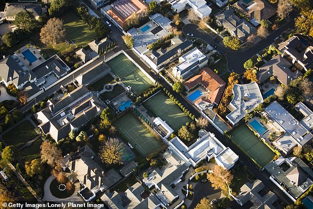 Buyer's agent and property developer Alex Bragilevsky in Melbourne's affluent suburb of Toorak (pictured) said 90 per cent of his clientele are Chinese buyers